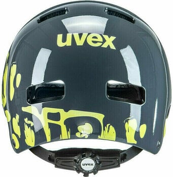 Kid Bike Helmet UVEX Kid 3 Dirtbike Grey/Lime 51-55 Kid Bike Helmet - 6