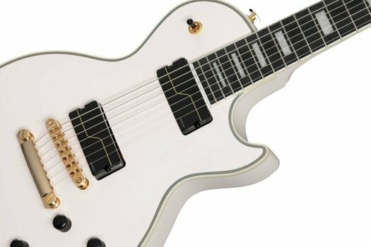 7-string Electric Guitar Epiphone Matt Heafy Les Paul Custom Origins 7 Bone White - 5