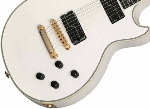 Guitare électrique Epiphone Matt Heafy Les Paul Custom Origins 7 Bone White - 6