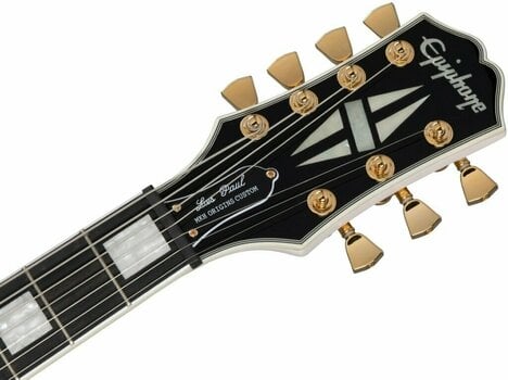 7-string Electric Guitar Epiphone Matt Heafy Les Paul Custom Origins 7 Bone White - 7