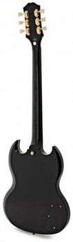 Elektromos gitár Epiphone SG Custom LH Ebony - 3