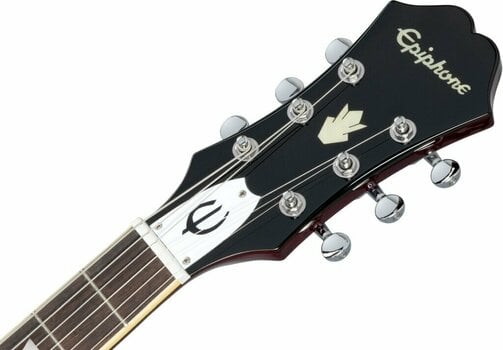Semi-Acoustic Guitar Epiphone Noel Gallagher Riviera Dark Wine Red - 6
