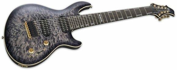 8-string electric guitar ESP LTD JR-608 Faded Blue Sunburst - 3