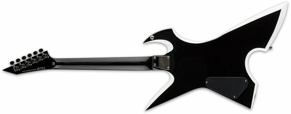 Electric guitar ESP LTD MAX-200 RPR Black with White Bevels - 3