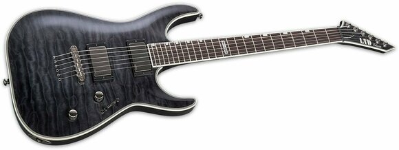 Electric guitar ESP LTD MH-1001NT See Thru Black - 2