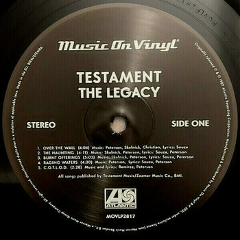 Vinyylilevy Testament - Legacy (180g) (LP) - 3