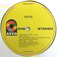 Schallplatte Cactus - Cactus (180g) (LP) - 1