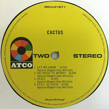 Vinyl Record Cactus - Cactus (180g) (LP) - 3