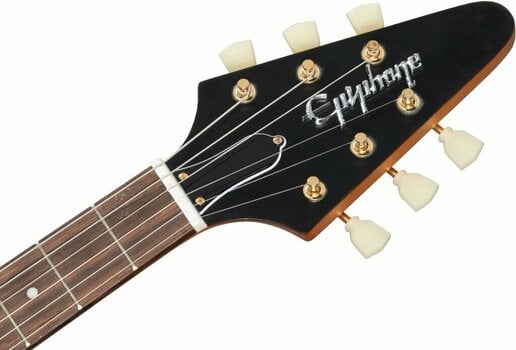 Elektrická gitara Epiphone 1958 Korina Flying V Aged Natural - 6
