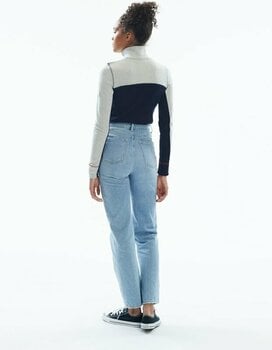 Bluzy i koszulki Dale of Norway Moritz Basic Womens Sweater Superfine Merino Navy/White/Raspberry S Sweter - 4