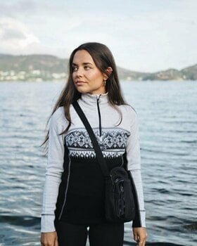 T-shirt / felpa da sci Dale of Norway Moritz Basic Womens Sweater Superfine Merino Navy/White/Raspberry S Maglione - 5