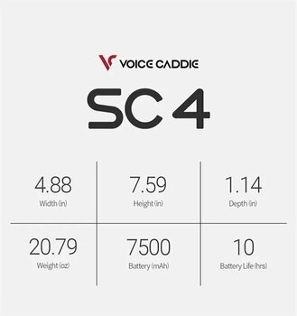 Elektronisches Trainingszubehör Voice Caddie Swing Caddie SC4 Simulator Plus Launch Monitor - 8