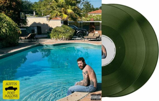 Vinylplade Post Malone - Austin (Green Coloured) (2 LP) - 2