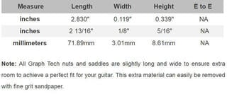 Guitar Bridge Graphtech PQ-9272-C0 Guitar Bridge - 1