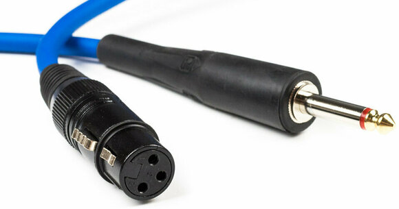 Cablu complet pentru microfoane Bespeco PYMA600 Albastră 6 m - 2