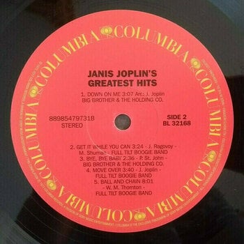 Vinyl Record Janis Joplin Janis Joplin's Greatest Hits (LP) - 2