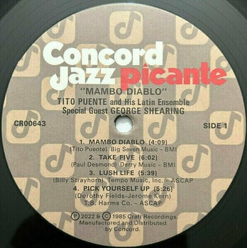 Vinyl Record Tito Puente/His Latin Ensemble - Mambo Diablo (LP) - 2