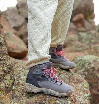 Womens Outdoor Shoes Columbia Women's Newton Ridge Plus Waterproof Amped Hiking Boot Stratus/Canyon Rose 37 Womens Outdoor Shoes - 8
