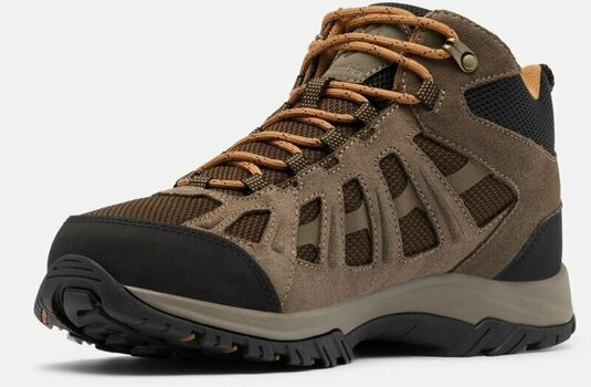 Mens Outdoor Shoes Columbia Men's Redmond III Mid Waterproof Shoe Cordovan/Elk 41 Mens Outdoor Shoes - 4