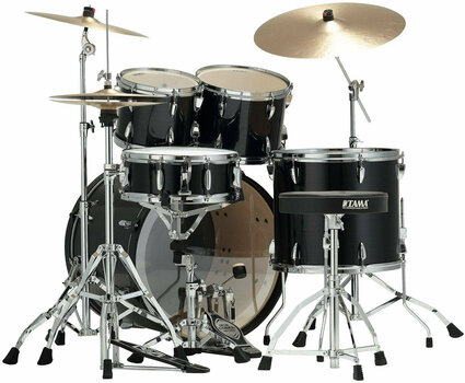 Batterie acoustique Tama IP52KH6N Imperialstar Hairline Black - 3