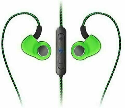 Bezprzewodowe słuchawki douszne SoundMAGIC ST30 Black Green - 2