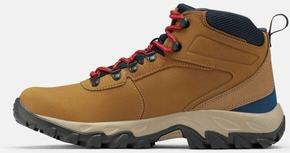 Mens Outdoor Shoes Columbia Men's Newton Ridge Plus II Waterproof Hiking Boot Light Brown/Red Velvet 41 Mens Outdoor Shoes - 3