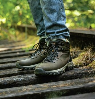 Mens Outdoor Shoes Columbia Men's Newton Ridge Plus II Waterproof Hiking Boot Light Brown/Red Velvet 41 Mens Outdoor Shoes - 11