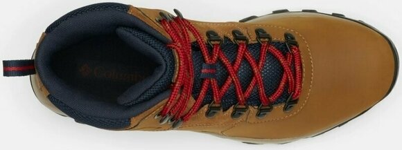 Mens Outdoor Shoes Columbia Men's Newton Ridge Plus II Waterproof Hiking Boot Light Brown/Red Velvet 44 Mens Outdoor Shoes - 8