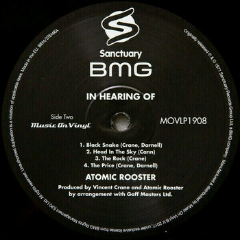 LP deska Atomic Rooster - In Hearing Of (180g) (LP) - 3