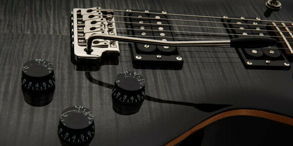 E-Gitarre PRS SE Tremonti Violin Top Carve Charcoal Burst - 7