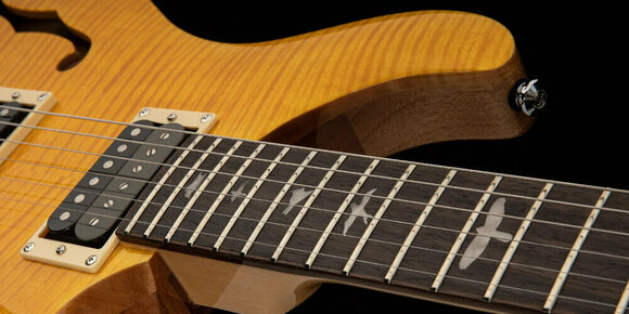 Električna gitara PRS SE Custom 22 Semi-Hollow Violin Top Carve Santana Yellow Električna gitara - 7