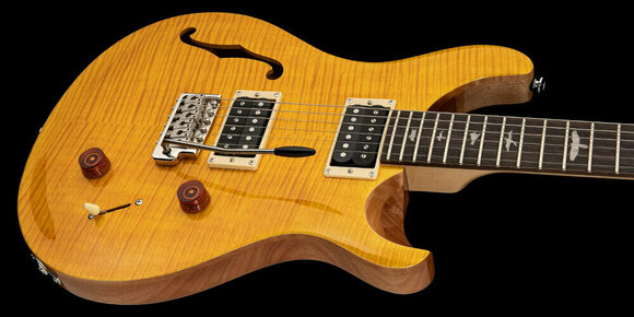 Električna gitara PRS SE Custom 22 Semi-Hollow Violin Top Carve Santana Yellow Električna gitara - 8
