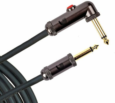 Instrument Cable D'Addario Planet Waves PW-AGLRA-20 Black 6 m Straight - Angled - 2