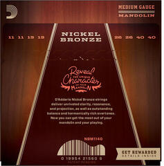 Cordes de mandolines D'Addario NBM1140 Cordes de mandolines - 1