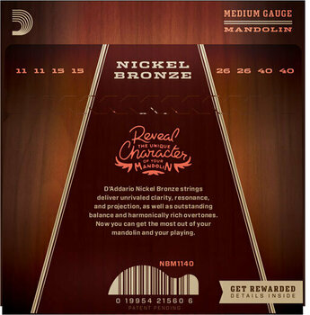 Struny pro mandolínu D'Addario NBM1140 - 2