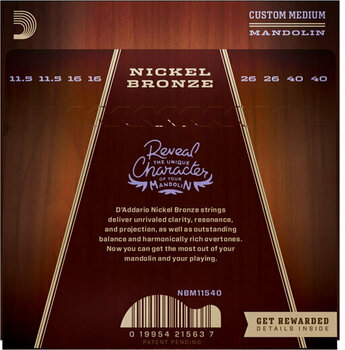 Struny pro mandolínu D'Addario NBM11540 - 3