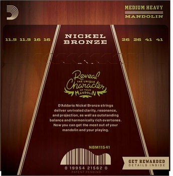 Struny pre mandolínu D'Addario NBM11541 - 2