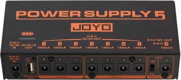 Adaptador de alimentação elétrica Joyo JP-05 Power Supply 5 - 2