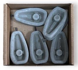 Fishing Lead, Feeder Eco Sinkers Eco Feeder Basket 5 Pack - 3