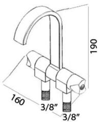 Marinkran, Marint handfat Osculati Style Marinkran, Marint handfat - 1