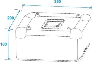 DJ-etui Roadinger Record Case ALU 50/50 DJ-etui - 3