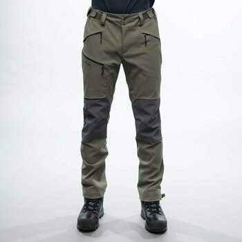 Outdoorové nohavice Bergans Fjorda Trekking Hybrid Pants Green Mud/Solid Dark Grey M Outdoorové nohavice - 2