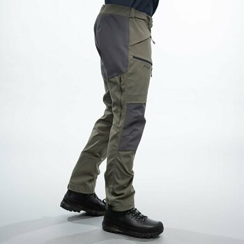 Spodnie outdoorowe Bergans Fjorda Trekking Hybrid Pants Green Mud/Solid Dark Grey M Spodnie outdoorowe - 3