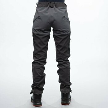 Calças de exterior Bergans Fjorda Trekking Hybrid W Pants Charcoal/Solid Dark Grey L Calças de exterior - 3