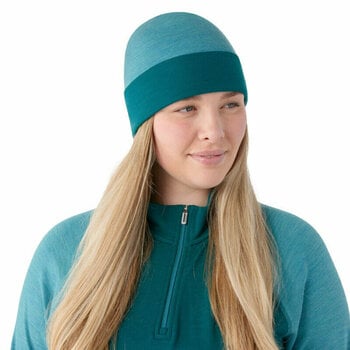 Mütze Smartwool Thermal Merino Reversible Cuffed Beanie Emerald Green Nur eine Größe Mütze - 2