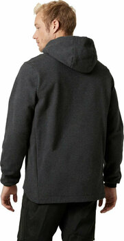 Sweatshirt à capuche Helly Hansen Men's Arctic Ocean Organic Cotton Sweatshirt à capuche Ebony Melange 2XL - 4