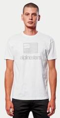 Angelshirt Alpinestars Flag Tee White 2XL Angelshirt - 2