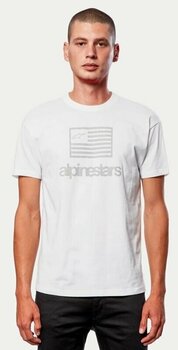 Camiseta de manga corta Alpinestars Flag Tee Blanco M Camiseta de manga corta - 3