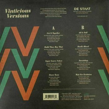 Vinyl Record De Staat - Vinticious Versions (Reissue) (LP) - 3