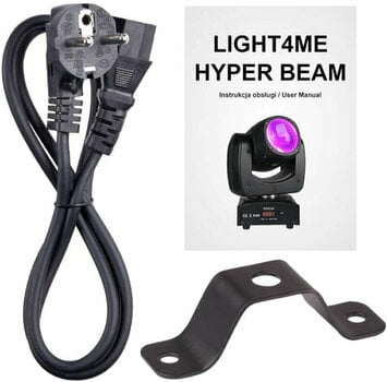 Otočná hlava Light4Me HYPER BEAM LED RGBW Osram Otočná hlava - 6